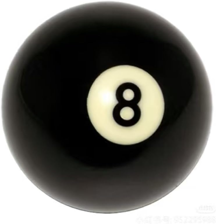 Ovewibi Replacement Billiards Ball Set, 1-1/2" Mini Size, 1.5 Inch, Replacement Balls with Cue Ball & Billiard #8 Ball, Billiards Ball Accessories - Image 1